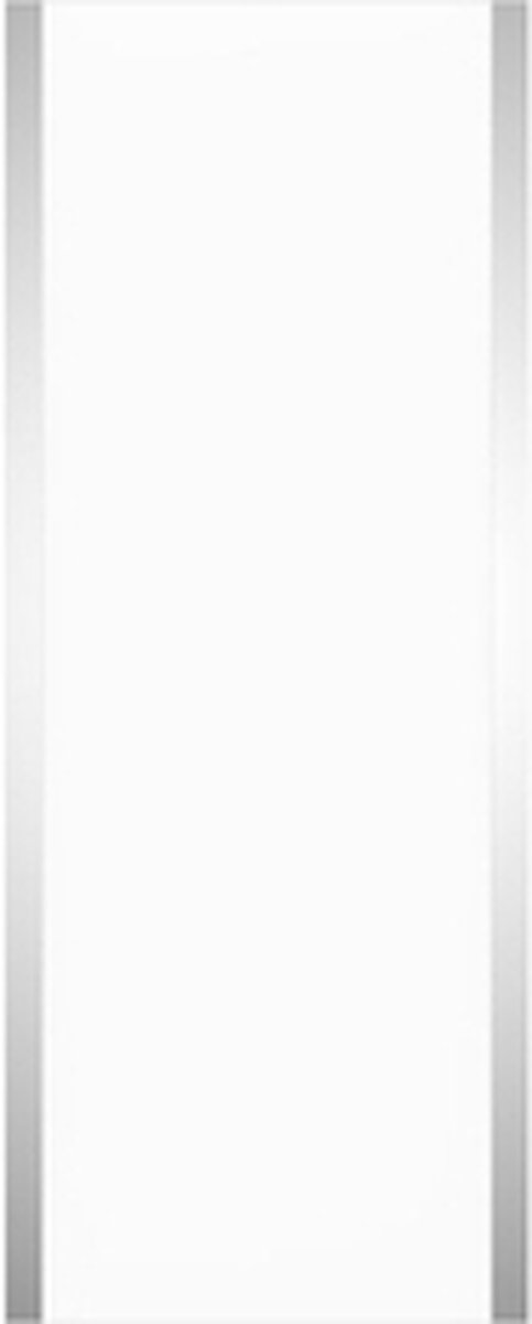 Nemo Spring Swing Easy vaste wand 80x195cm inbouwmaat 77.5-79cm helder veiligheidsglas 6 mm profielen aluminium
