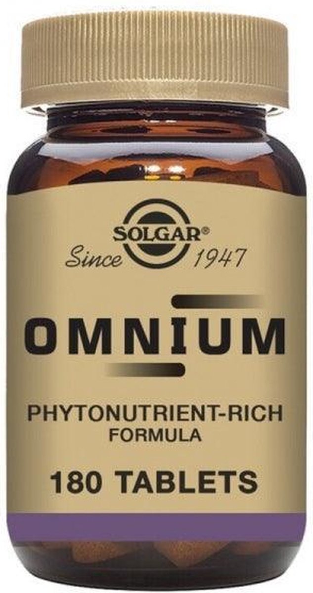 Solgar - Omnium® tabletten Geavanceerd multi-vitaminen / mineralencomplex.  Rijk aan... | bol