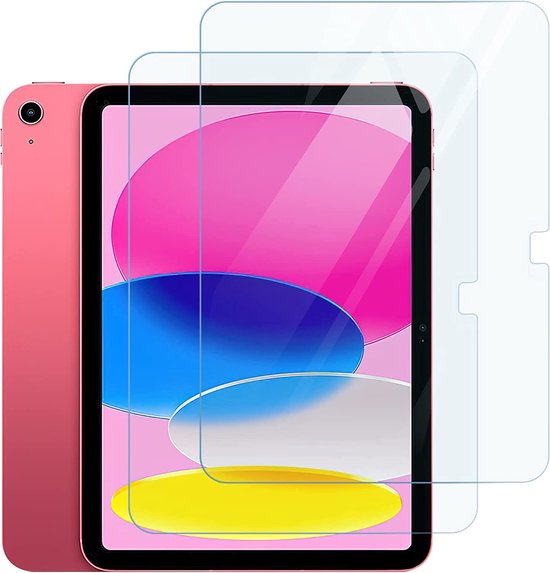 Screenprotector Geschikt voor iPad 2022 gehard Glas (10,9 inch) Tempered Glass 2 Stuks