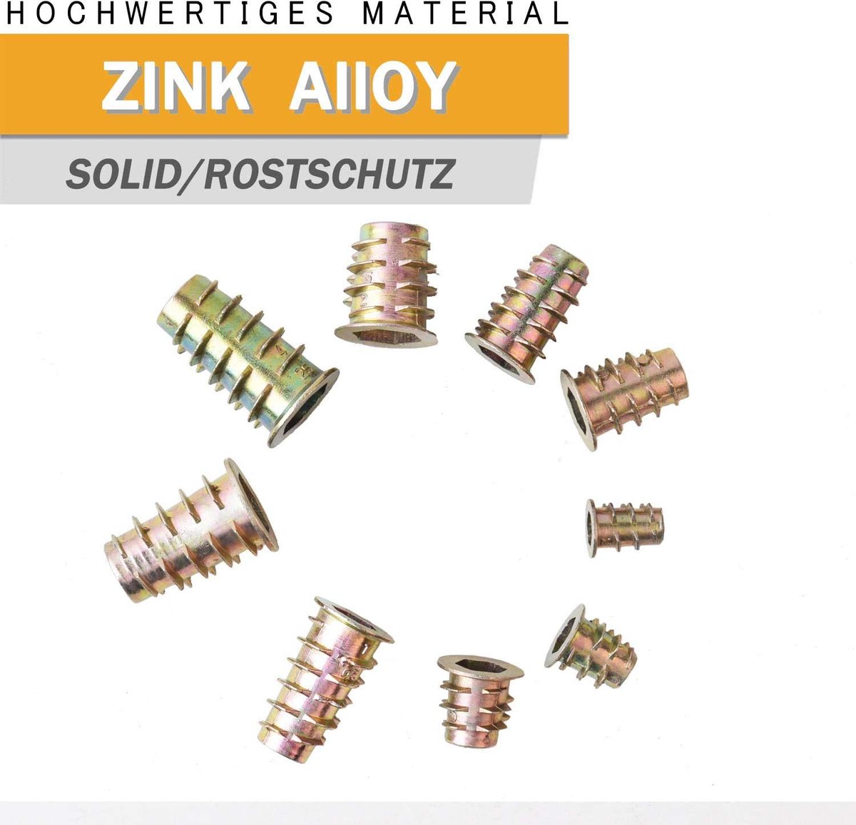 ruthex Schroefdraadinzetstukken M6S (25 stuks) - Nederland