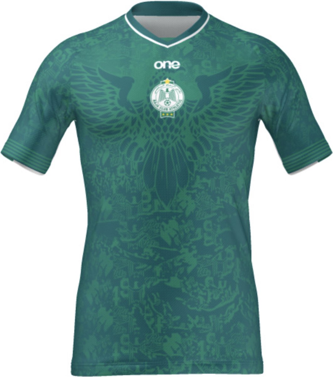 Globalsoccershop - Raja Casablanca - Raja Casablanca Shirt - Marokko Shirt - Voetbalshirt Marokko - Thuisshirt 2023 - Maat XL - Marokkaans Voetbalshirt - Unieke Voetbalshirts - Voetbal - Marokko
