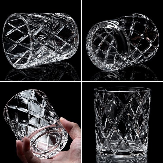 carafe / verre cristal / Set pour verres à Whisky - BarCraft Carafe en verre  broyé