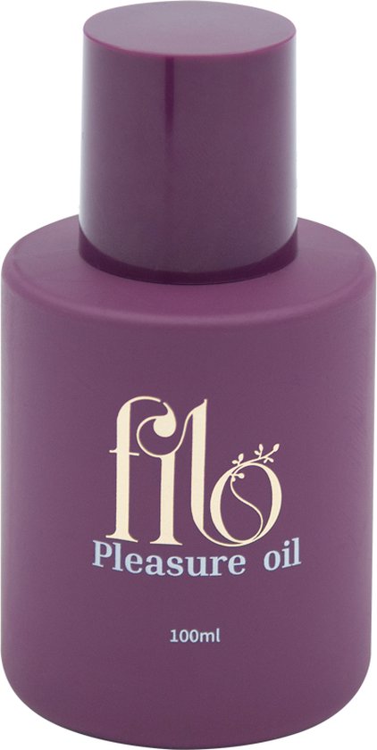 My Own Filo® - Pleasure olie - massage olie - multifunctioneel - voor koppels of voor jezelf - mooi design - zachte en soepel huid - sensuele geur - heerlijk ontspannende massage - handig schenkflesje