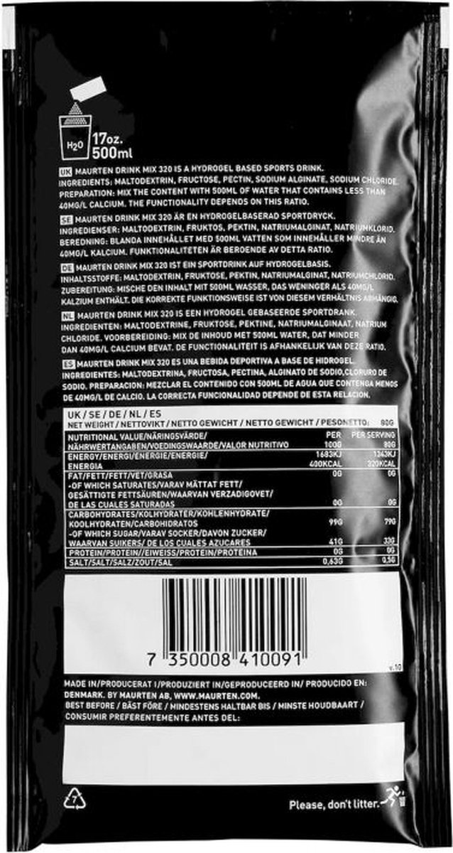 Maurten Drink Mix 320 - Energiedrank Box of 14 van Maurten — afbeelding 5