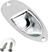 Fender Stratocaster Jack Ferrule Chrome - Gitaaronderdeel