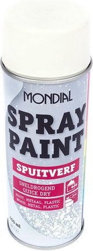 Mondial - Verf Spuitbus - Spuitlak - 400ml - Sneldrogend