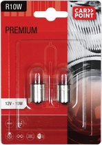 Carpoint Premium Lampes de Voiture 12V R10W 2 Pièces
