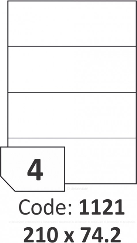 1000 Etichette Adesive Bianche 40x20mm - Per Scrittura A Mano, Organizzazione - Foto 4