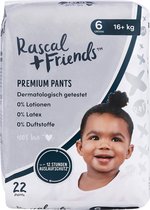 Rascal+ Friends Couche-culotte Taille 6 (16+ kg), 22 Pièces