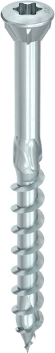 HECO TOPIX-Plus spaanplaatschroef 3,5x30mm - lenskop - verzinkt - deeldraad - T10 - 60249 (Per 1000 stuks)
