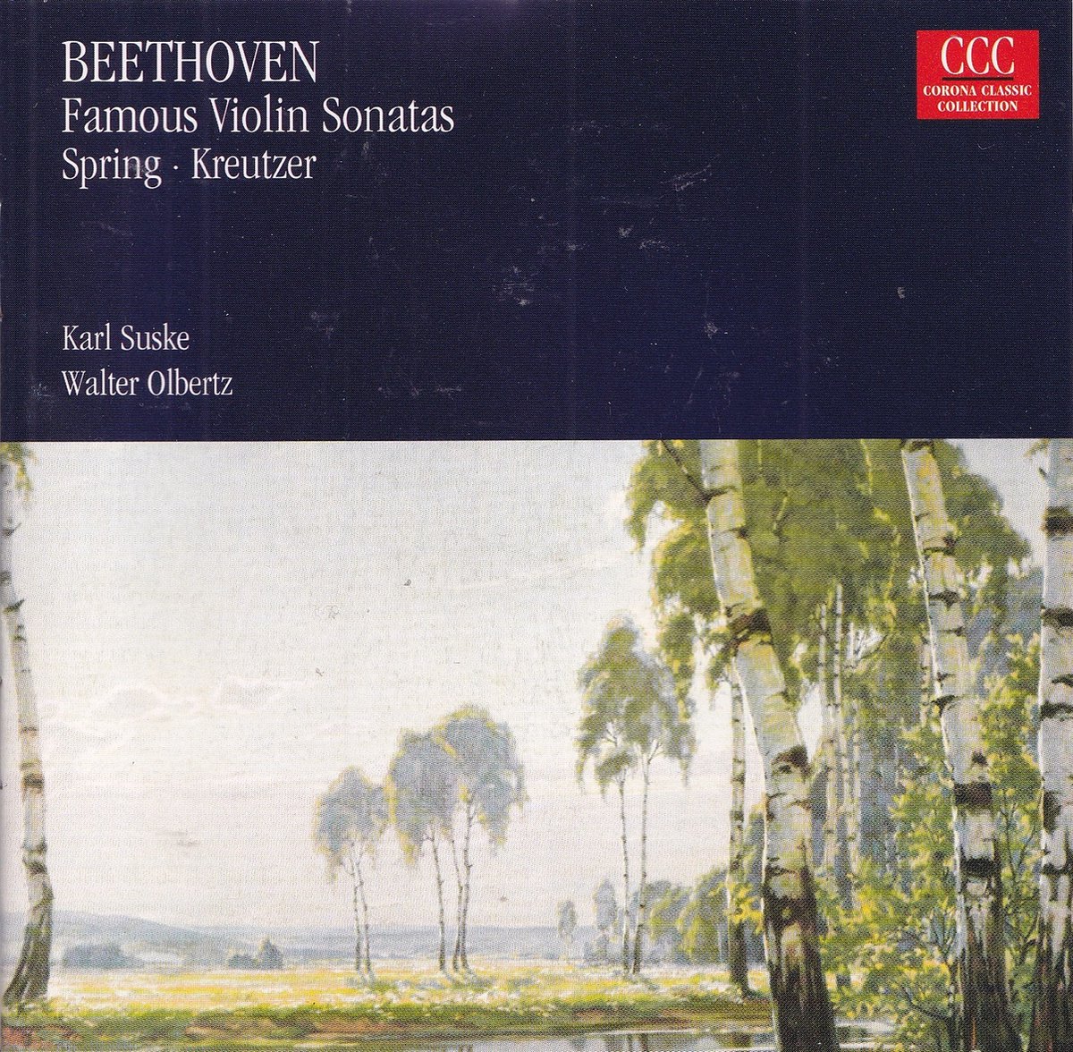 Famous violin sonatas - Ludwig van Beethoven - Karl Suske, Walter Olbertz