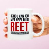 Tasse Nutcrackers Je t'aime de Heel mon cul