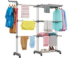 Droogrek voor binnen, wasrek / collapsible laundry rack - opvouwbaar