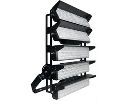 LED Sportveldverlichting - Stadionverlichting - Terreinverlichting - Rinzu Straly - 1250 Watt - 212500 Lumen - Helder/Koud Wit 5000K - Waterdicht IP66 - Philips Driver