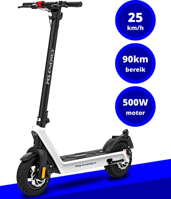 MS Energy e21 - Elektrische step - 25km/h - 90km rijbereik - 500W motor - Vouwbaar - Uitneembare batterij - Cruise control