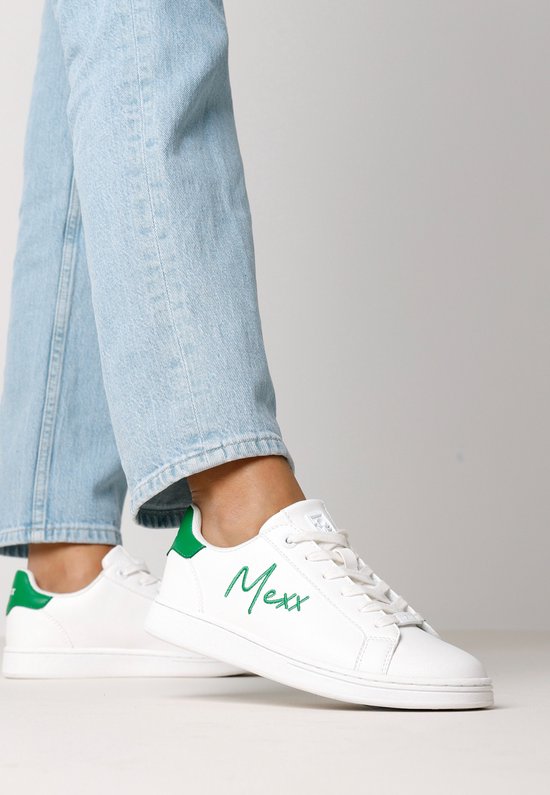 Mexx Sneaker Glib Ladies - Wit / Vert - Taille 39