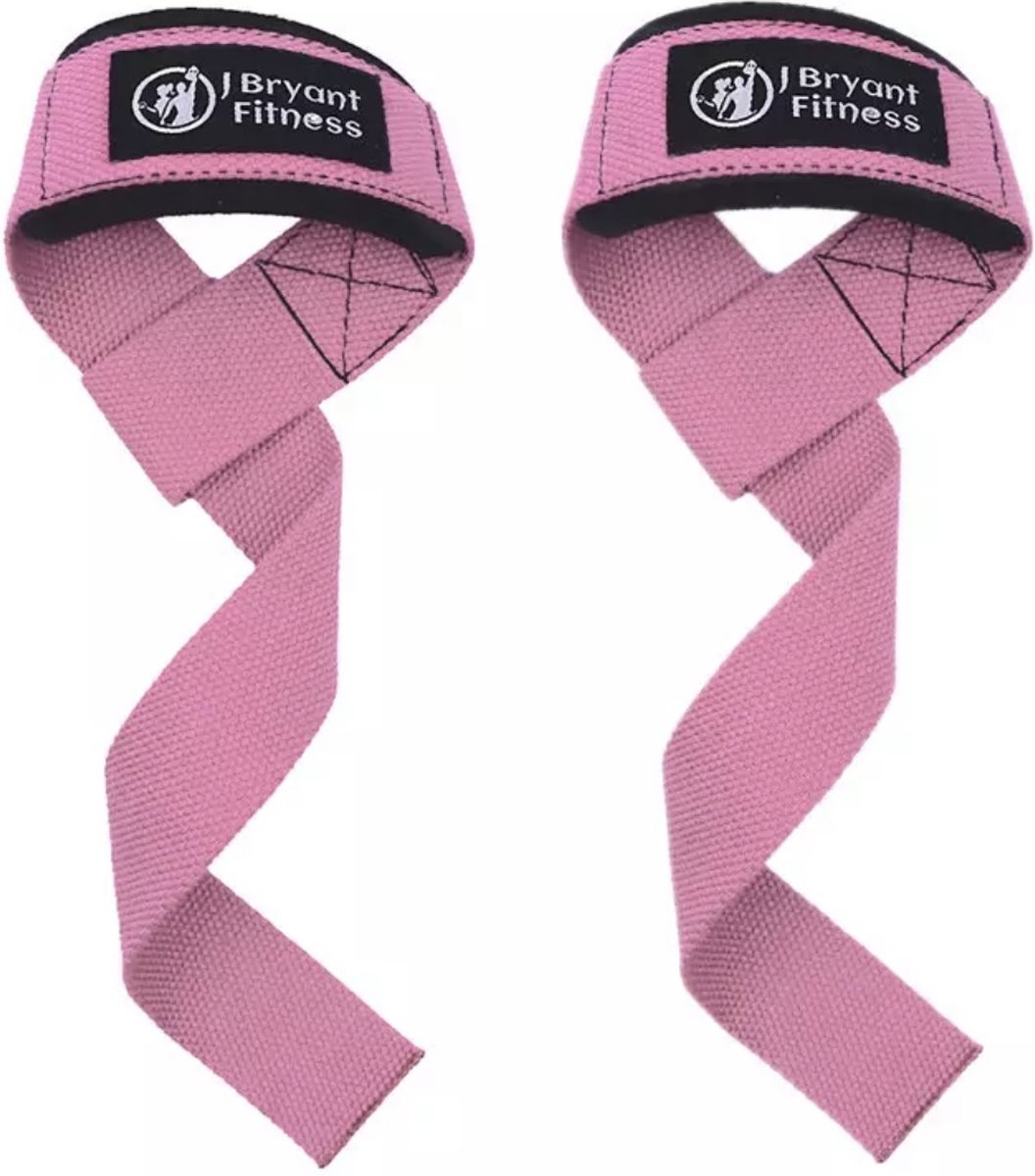 ByRens Fitness - Lifting Straps - Roze / Pink - Deadlift Straps
