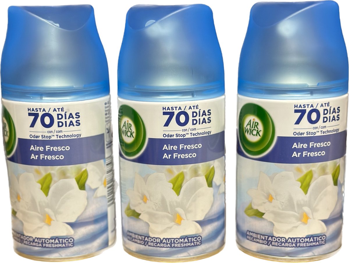 Goedkoopste Air Wick Navullingen - Air Fresco - Voordeelverpakking 3 x 250 ml