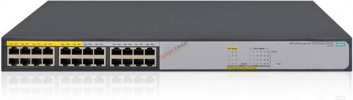 HP Enterprise Hewlett Packard Enterprise 1420-24G-PoE Unmanaged L2 Gigabit Ethernet (10/100/1000) Power over Ethernet 1U Grijs