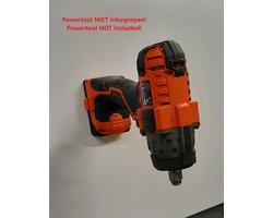 Houder geschikt voor PowerPlus Dual Power Serie Tools - 20V - Toolhouder - Wandbevestiging - Wall Mount - Power Tool NIET Inbegrepen!