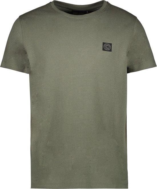 Cars Jeans MUKA TS Olive Heren T-shirt - Olive - Maat S