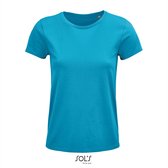 SOL'S - Crusader T-shirt dames - Aqua - 100% Biologisch katoen - L