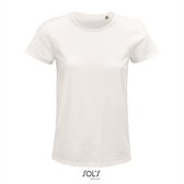 SOL'S - Crusader T-shirt dames - Wit - 100% Biologisch katoen - XXL