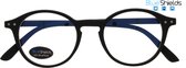 BlueShields by Noci Eyewear YFB214 +2.00 Ilja - Lunettes pour écran - Lunettes de lecture - lens filtrant la lumière Blauw - Zwart