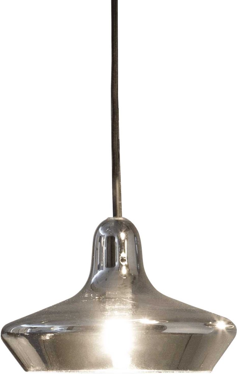 Ideal Your Lux - Hanglamp Landelijk - Glas - G9 - Voor Binnen - Lamp - Lampen - Woonkamer - Eetkamer - Slaapkamer - Zwart
