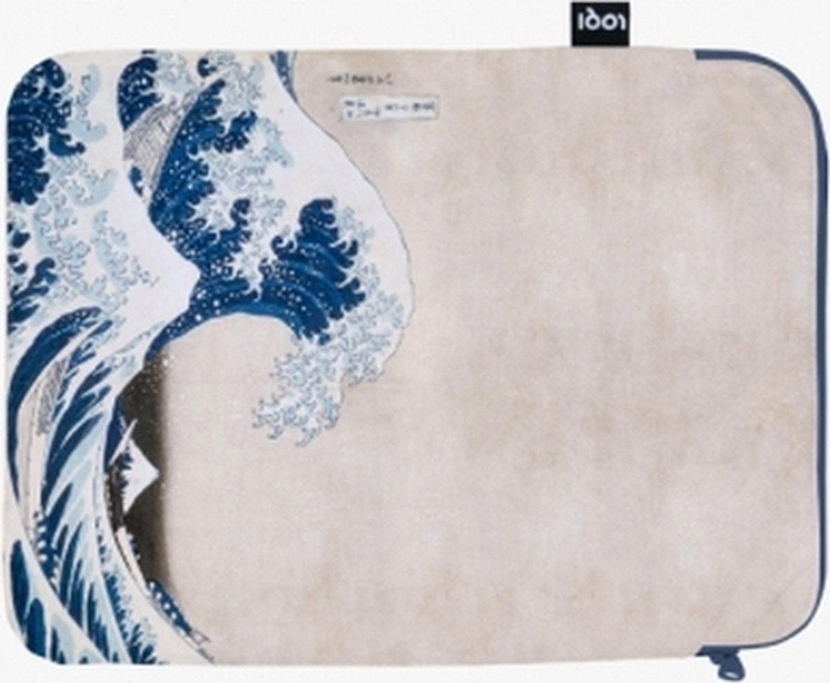 LOQI Laptop Sleeve M.C. - Hokusai the Great Wave Recycled