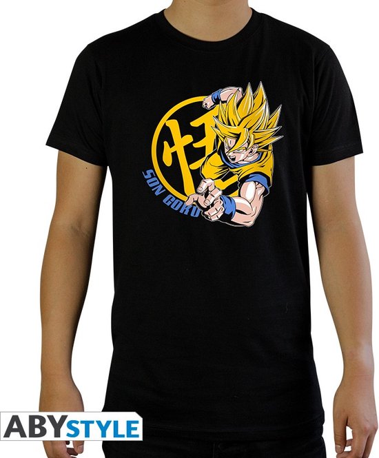 Dragon Ball - Goku Super Saiyan T-shirt noir pour homme - S