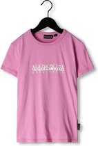 Napapijri K S-box Ss1 Tops & T-shirts Meisjes - Shirt - Roze - Maat 164