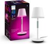 Philips Hue White and Color ambiance Lampe à poser portable Hue Go, Lampe de table intelligente, Bluetooth, Blanc, LED, Métal, Ampoule(s) non remplaçable(s)