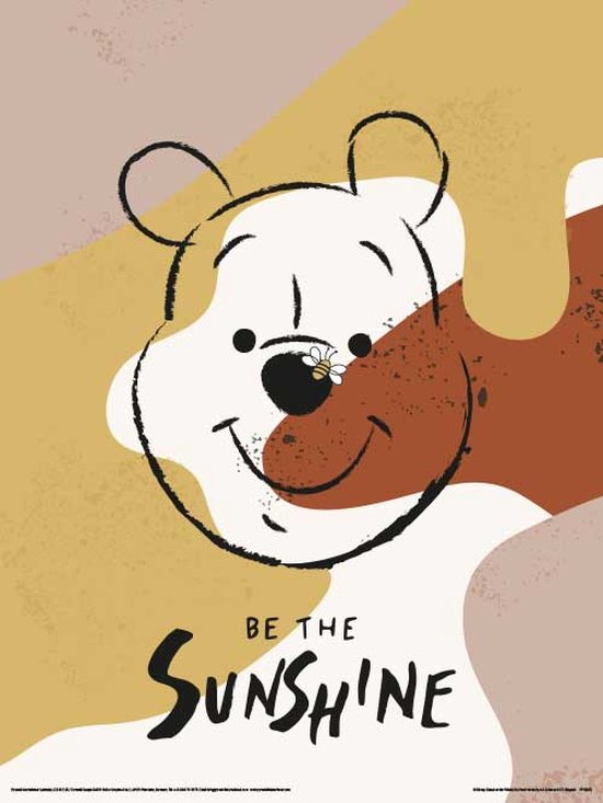 Winnie the Pooh Be the Sunshine Art Print 30x40cm | Poster
