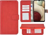 Pearlycase hoesje Geschikt voorSamsung Galaxy A14 5G - Kunstleer Book Case - Rood