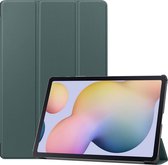 iMoshion Tablet Hoes Geschikt voor Samsung Galaxy Tab S8 Plus / Tab S7 Plus / Tab S7 FE - iMoshion Trifold Bookcase - Donkergroen