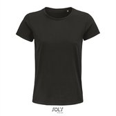 SOL'S - Pioneer T-Shirt dames - Zwart - 100% Biologisch Katoen - L