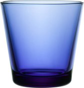 Iittala Kartio Tumbler Glazen Set - Waterglas - Vaatwasbestendig - Marineblauw - 21 cl - 2 Stuks