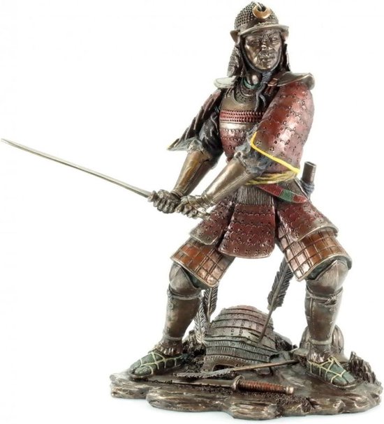 Veronese Design Statue en bronze de samouraï japonais Très
