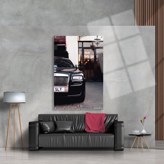Luxe Plexiglas Schilderij Rolls Royce | 150x100 | Woonkamer | Slaapkamer | Kantoor | Muziek | Design | Art | Modern | ** 5MM DIK**