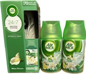 Air Wick Starterset Jasmijn Witte Bloemen & 2 Extra Navullingen