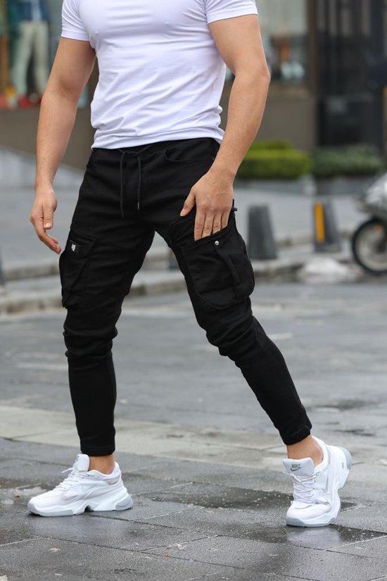 Pantalon cargo avec poches Garçons hommes Mode pantalons de survêtement  joggeurs... | bol.com