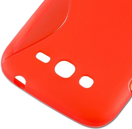 Coque Cadorabo pour Samsung Galaxy GRAND 3 en INFERNO RED - Housse de protection en silicone TPU flexible Case Cover