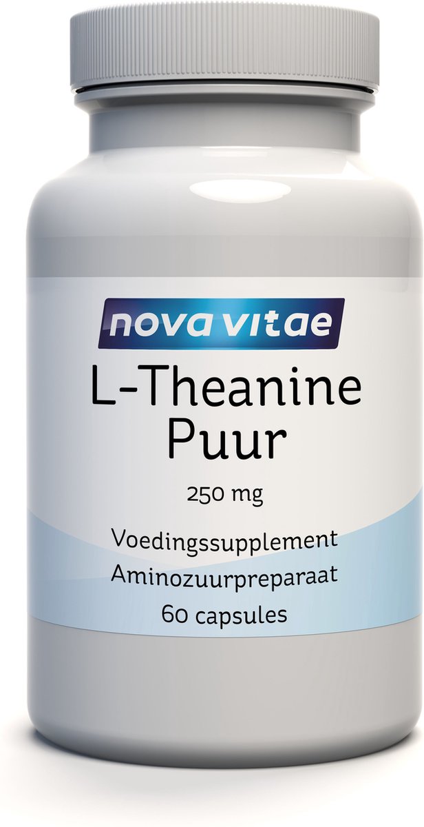 Goedkoopste Nova Vitae - L-Theanine Puur - 250 mg - 60 plantaardige capsules