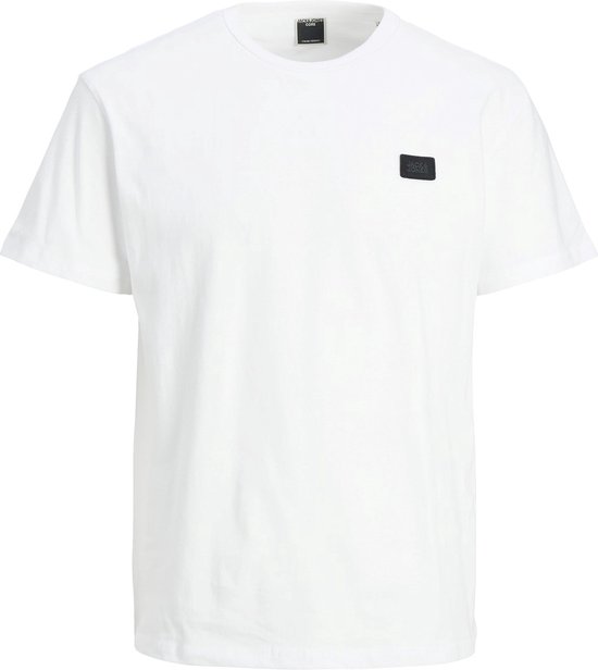 Jack & Jones T-shirt - Modern Fit - Wit - 4XL Grote Maten