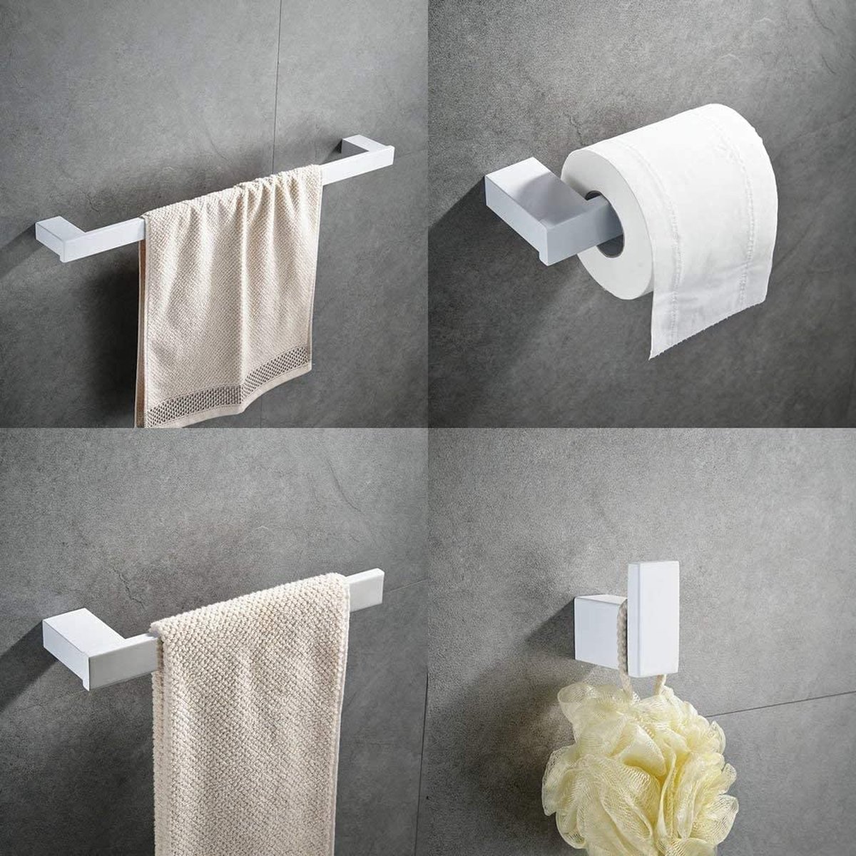 Handdoekhouder - Handdoekstang – Handdoekrek – Badkamer accessoires