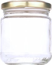 Jampot 210 ml met Deksel - 6 stuks