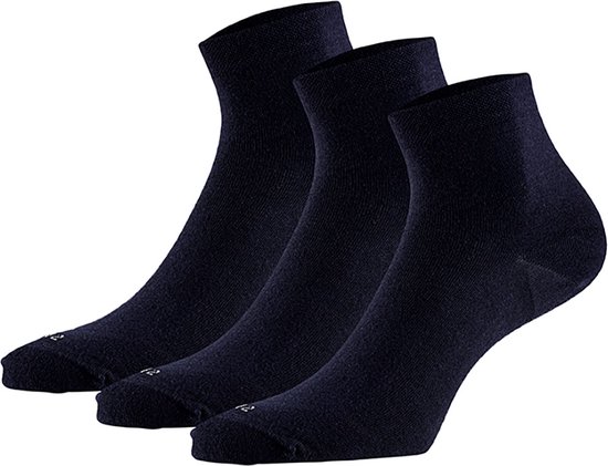 Apollo - Modal enkelsokken - Navy blauw - Maat 39/42 - Enkelsokken heren - Enkelsokken dames - Enkelsokken wit - Sneakersokken - Enkelsokken maat 39 42