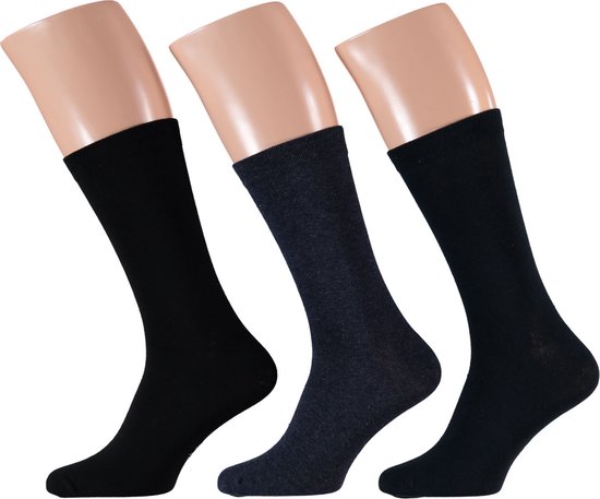 Apollo - Katoenen heren sokken - Multi donker - Maat 47/50 - Heren sokken - Sokken heren - Sokken heren 47 50 - Sokken