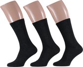 Apollo - Katoenen heren sokken - Antraciet - Maat 40/46 - Herensokken maat 43 46 - Sokken heren - Sokken heren 43 46 - Sokken